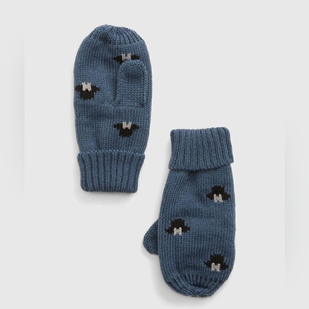 New With Tags BabyGap Disney Minnie Mouse Size XS/S (12-24‎ Months) Blue Mittens